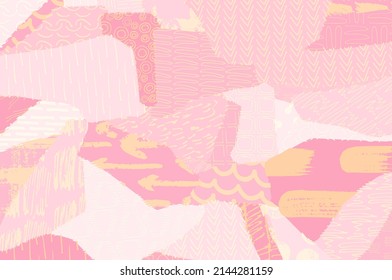 Abstract black strokes, Hand sketched Vector Pattern. Abstract background in geometric style. Abstract multicolored geometric pattern	