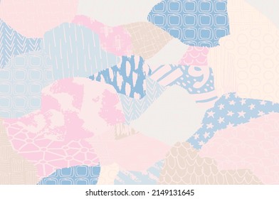 Abstract black strokes, Hand sketched Vector Pattern. Retro abstract pattern in geometric style. Abstract multicolored geometric pattern.	