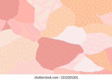 Abstract black strokes, Hand sketched Vector Pattern. Retro abstract pattern in geometric style. Abstract multicolored geometric pattern.	
