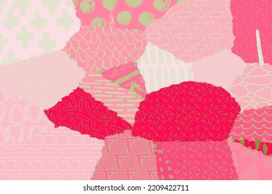 Abstract black strokes, Hand sketched Vector Pattern. Retro abstract pattern in geometric style. Abstract multicolored geometric pattern.	

