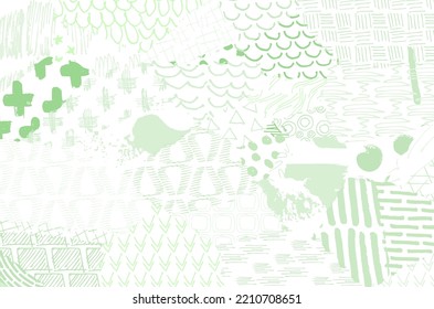 Abstract black strokes, Hand sketched Vector Pattern. Retro abstract pattern in geometric style. Abstract multicolored geometric pattern.	
