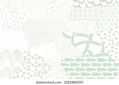 Abstract black strokes, Hand sketched Vector Pattern. Retro abstract pattern in geometric style. Abstract multicolored geometric pattern.	
