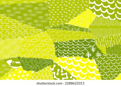 Abstract black strokes, Hand sketched Vector Pattern. Retro abstract pattern in geometric style. Abstract multicolored geometric pattern.	