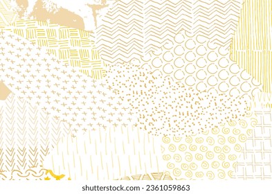 Abstract black strokes, Hand sketched Vector Pattern. Retro abstract pattern in geometric style. Abstract multicolored geometric pattern.	
