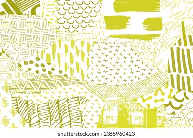 Abstract black strokes, Hand sketched Vector Pattern. Abstract background in geometric style. Abstract multicolored geometric pattern	
