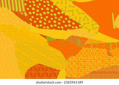 Abstract black strokes, Hand sketched Vector Pattern. Abstract background in geometric style. Abstract multicolored geometric pattern	
