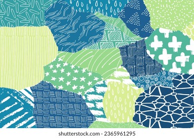 Abstract black strokes, Hand sketched Vector Pattern. Abstract background in geometric style. Abstract multicolored geometric pattern	

