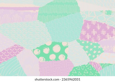 Abstract black strokes, Hand sketched Vector Pattern. Abstract background in geometric style. Abstract multicolored geometric pattern	
