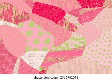 Abstract black strokes, Hand sketched Vector Pattern. Abstract background in geometric style. Abstract multicolored geometric pattern	

