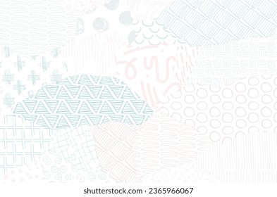 Abstract black strokes, Hand sketched Vector Pattern. Abstract background in geometric style. Abstract multicolored geometric pattern	
