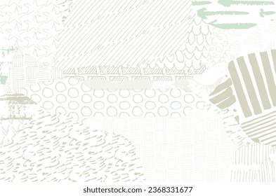 Abstract black strokes, Hand sketched Vector Pattern. Retro abstract pattern in geometric style. Abstract multicolored geometric pattern.	
