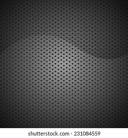 Abstract black texture background carbon vector