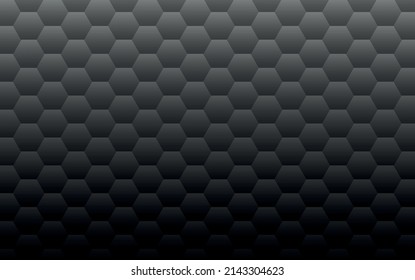 Abstrakter schwarzer Texturhintergrund, Hexagon