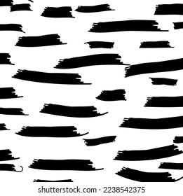 abstract black tones paint brush horizontal lines pattern.  nice brush strokes and hand drawn horizontal lines for your design. black lines horizontal painting