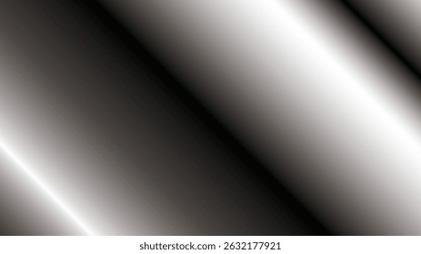 Fondo transparente negro Abstractas con textura de acero cepillado y líneas metálicas brillantes