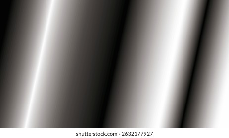 Fundo transparente preto abstrato com textura de aço escovado e linhas metálicas brilhantes