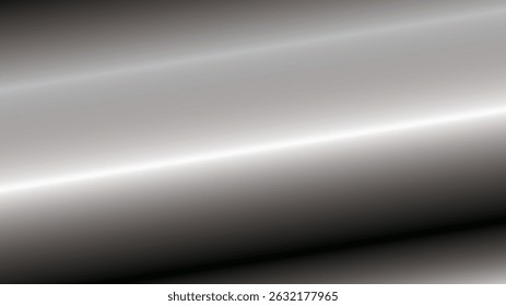 Abstract black transparent background with brushed steel texture and shiny metallic lines