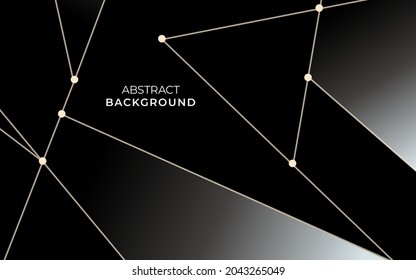 abstract black triangle background banner design.
