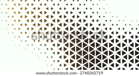 Abstract black triangle geometric pattern background on white background. Halftone triangles pattern. Abstract geometric gradient background. vector Eps 10