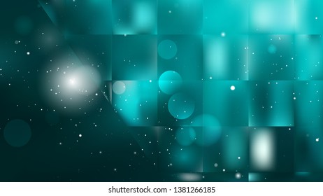 Abstract Black and Turquoise Background