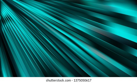 Abstract Black and Turquoise Diagonal Lines Background