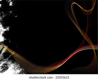 Resumen de diseño de fondo vectorial negro