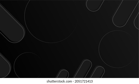 fondo de vector negro abstracto para Landing Page, folletos, folletos, revista, tarjeta de visita, marca, banners, cabeceras, portadas de libros, afiche, folleto, sitio web, fondos de pantalla, plantilla, calendario .etc