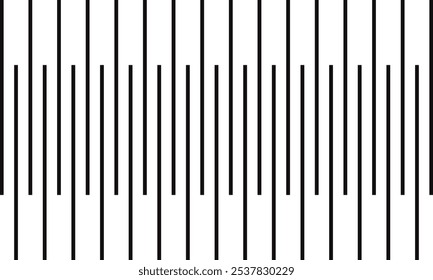 abstract black vertical irregular line pattern can be used background, wallpaper, wall cloth.