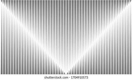 Abstract Black vertical Striped Background . Vector