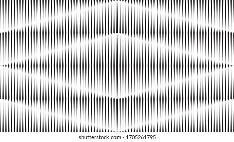 Abstract Black vertical Striped Background . Vector