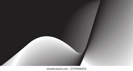 Fondo abstracto de la onda negra para el Anuncio