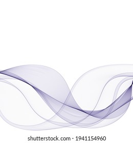 Abstract black wave of lines, curved stripes. Vector
