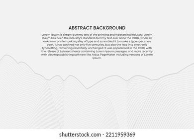 líneas de onda negra abstractas sobre fondo blanco, plantilla vectorial para sus ideas, textura de líneas monocromáticas, textura de líneas onduladas. Concepto de tecnología futura digital