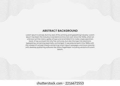 líneas de onda negra abstractas sobre fondo blanco, plantilla vectorial para sus ideas, textura de líneas monocromáticas, textura de líneas onduladas. Concepto de tecnología futura digital