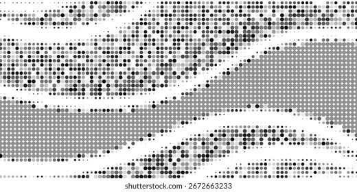 Fondo ondulado negro Abstractas. Vector EPS 10