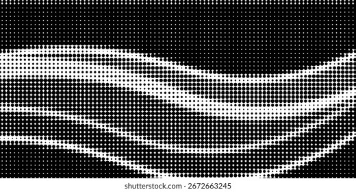 Abstract black wavy background. EPS 10 vector