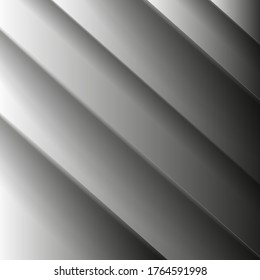 Abstract Black White 3D Paper Cut Shapes Background