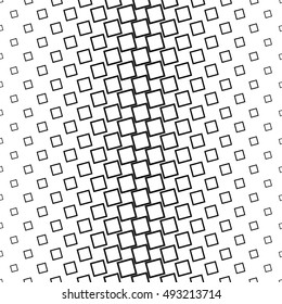 Abstract black and white angular square pattern background