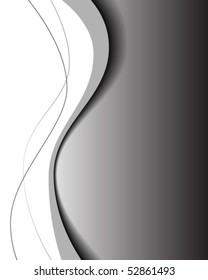 Abstract black and white background