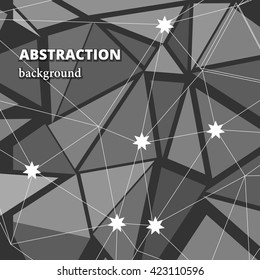 Abstract black and white background. business style