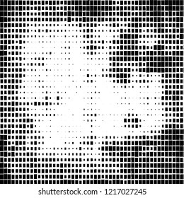 Abstract black and white background. Chaotic vector pattern