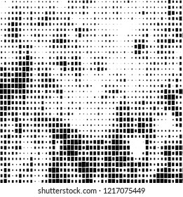 Abstract black and white background. Chaotic vector pattern