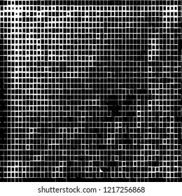 Abstract black and white background. Chaotic vector pattern