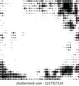Abstract black and white background. Chaotic vector pattern