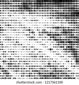 Abstract black and white background. Chaotic vector pattern