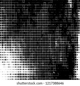 Abstract black and white background. Chaotic vector pattern