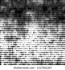 Abstract black and white background. Chaotic vector pattern