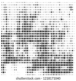 Abstract black and white background. Chaotic vector pattern