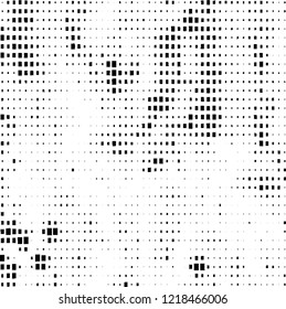 Abstract black and white background. Chaotic vector pattern