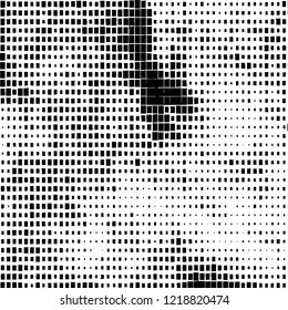 Abstract black and white background. Chaotic vector pattern